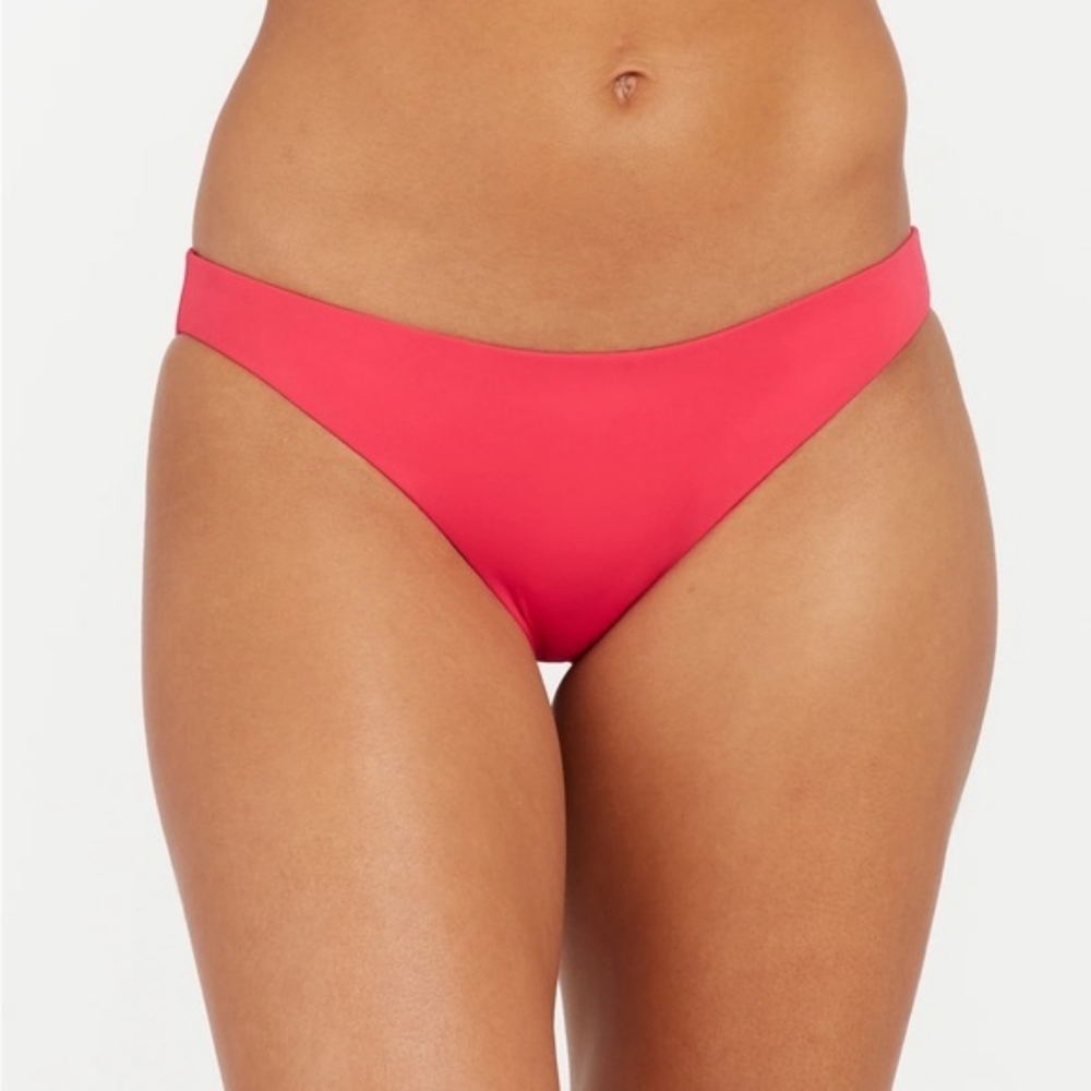 Spanx swimming bikini bottoms size M hibiscus color